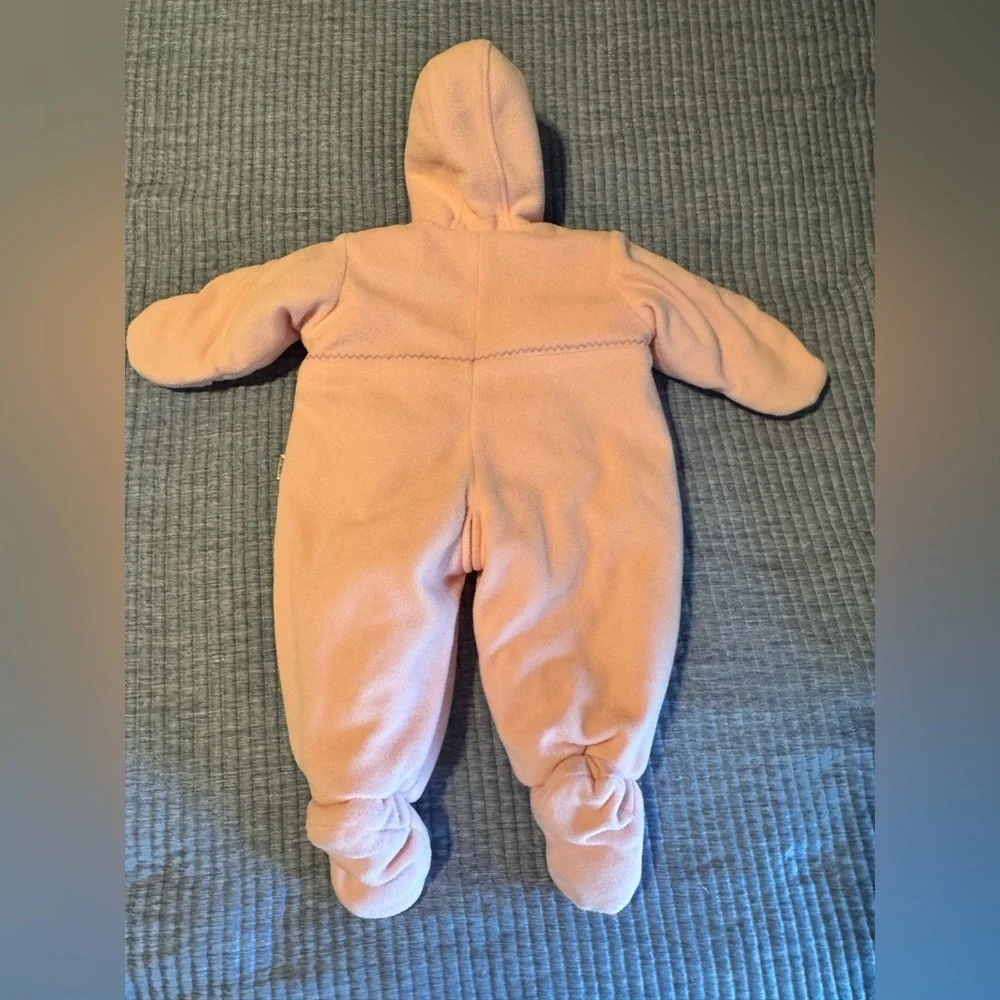 OshKosh B'gosh Pink Embroidered Footie girl